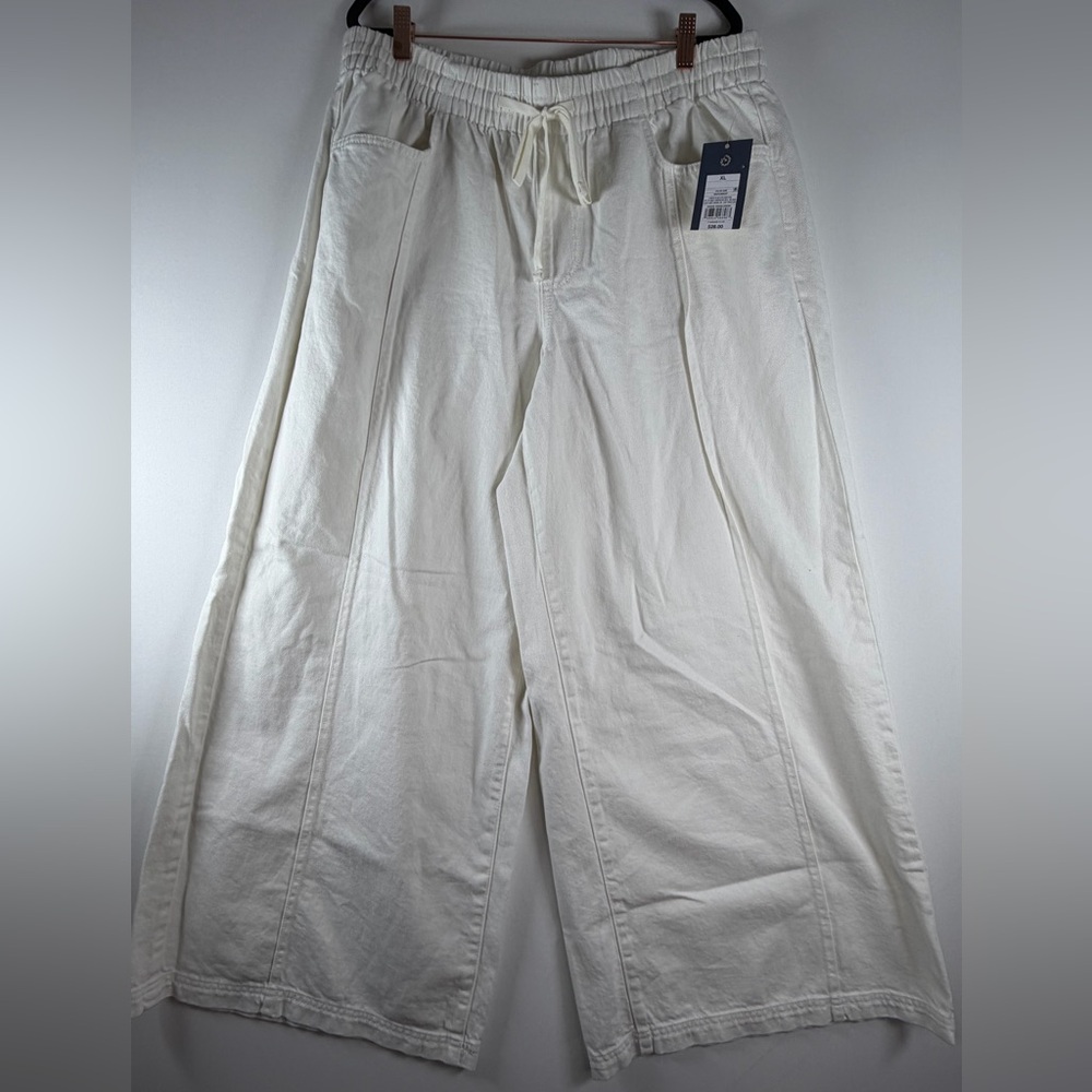 Universal Thread High Rise Drawstring Wide Leg Relaxed Fit Beach Pants XL - Picture 4 of 8